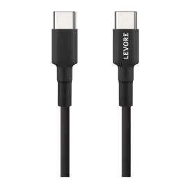 ليفور كابل يو اس بي سي الى يو اس بي سي 60 واط 1.0 متر اسود ، LC5311-BK