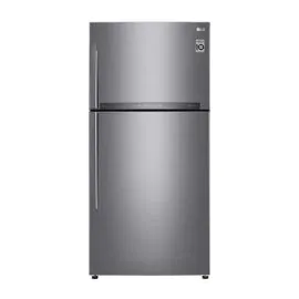 ثلاجة إل جي بسعة 17.9 قدم مكعب، بابين، انفرتر، فضي- LT19HBHWIN