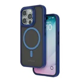 حافظة ليفيلو روج لهاتف آيفون 15 برو ماكس باللون الأزرق