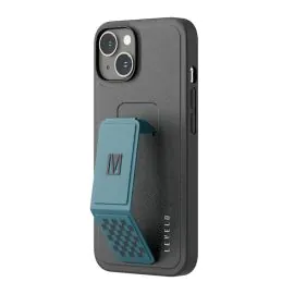 ليفيلو , حافظة جلد PU من مورفيكس لهاتف آيفون 14 ,أزرق