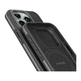 ليفيلو , حافظة أوكس كاربون لهاتف آيفون 15 برو ماكس,رمادي 