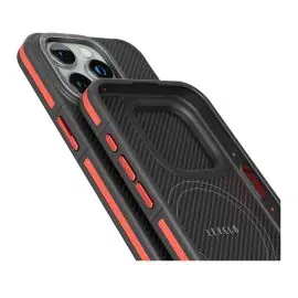 ليفيلو , حافظة أوكس كاربون لهاتف آيفون 15 برو, أحمر