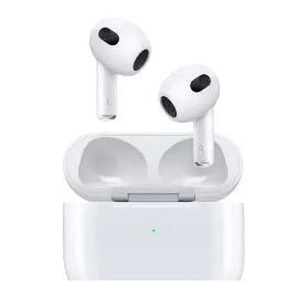 أبل، سماعة لاسلكيةمع علبة شحن,لايتنينج,أبيض