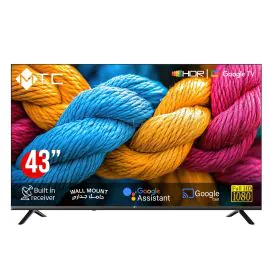 شاشة 43MTC بوصة GOOGLE  TV  سمارت MT43FH500GO - FULL HD