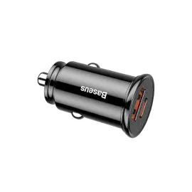 بيسوس , منفذPD  منفذUSB  , يدعم الشحن السريع بقوة 30 واط , أسود 