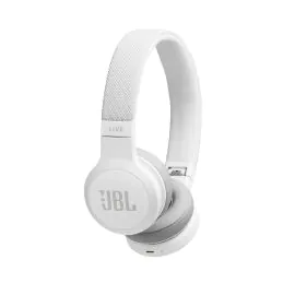 جي بي إل ,سماعة رأس على الاذن لا سلكلية , ايف 400 بي تي, أبيض