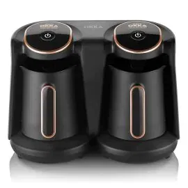 صانعة قهوة تركي 880 واط سعة 8 أكواب اسود نحاسي Ok006