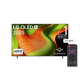 شاشة LG أوليد AI B5 حجم 55 بوصة 4K بمعدل تحديث 120 هرتز تلفاز ذكي مع ريموت ذكي سحري ونظام ويب أو اس25 إصدار 2025