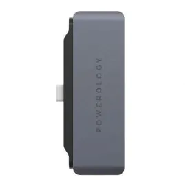 باورولوجي , موصل 4 في 1 بمنفذ USB AUX وhdmiرمادي, 