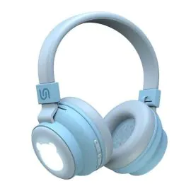 بورودو للأطفال، سماعة رأس لاسلكية، مريحة وآمنة، أزرق