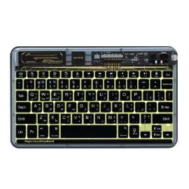 بورودو ,لوحة مفاتيح كريستال شيل فائقة النحافة,الأسود