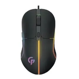 بورودو , ماوس الألعاب 7D سلكي 6 تنفس RGB ,أسود