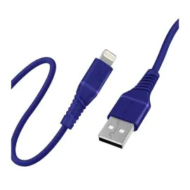 بروميت كابل شحن عالي الشد مع لايتنينج 1.2 متر أزرق