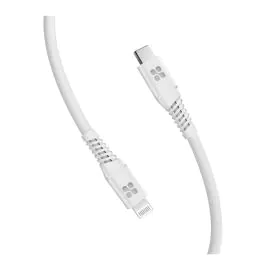 بروميت , كابل موصل سريع لايتنيج يوس بي بقوة 20 واط , 1.2 متر , أبيض 