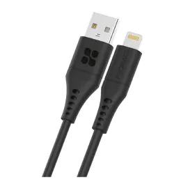 بروميت UltraFast USB-A 2 كابل Lightning سيليكون 1.2 متر أسود