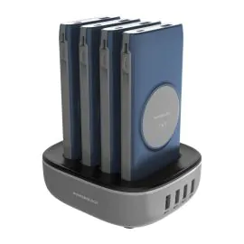 باورولوجي , 4 في 1 لاسلكي باور بانك 10000 مللي أمبير PD20W ,أزرق
