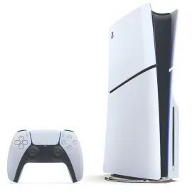 جهاز سوني بلاي ستيشن 5 مع قرص بلو راي، سعة 1 تيرابايت، أبيض - CFI-2016A01Y
