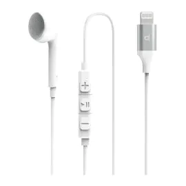 باورولوجي، سماعة أذن بموصل لايتنينغ، ابيض