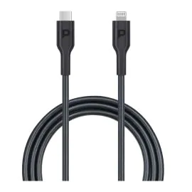 باورولوجي, من النوع C إلى كابل لايتنج PD 20W ,1.2 متر ,أسود