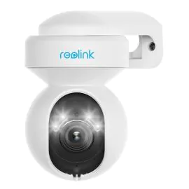 كاميرا مراقبة متحركة ريولينك E1 لاسلكية خارجية بي تي زي، 5 ميجابكسل 3K، ابيض - WCEO5MP06PTAFV2