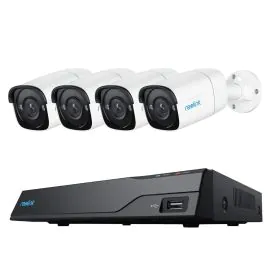 نظام كاميرات مراقبة الذكي ريولينك NVS8 PoE سلكي داخلي وخارجي، 5 ميجابكسل 3K، اسود - PS2KB02-8