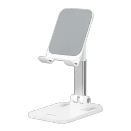  ريتشي حامل مكتب قابل للتمدد وقابل للطي أبيض