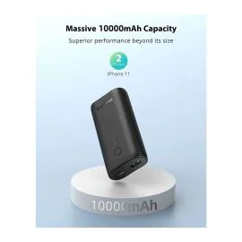 راف باور ، بنك طاقة، 10000 مللي أمبير، 20 واط، أسود