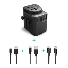 راف باور , اربع مداخل يو اس بي , أسود 