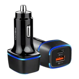 ريتشي, شاحن سيارة 42.5 واط, أبيض