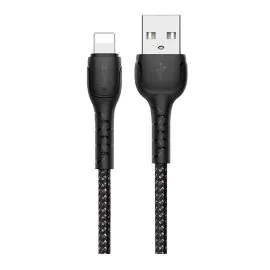 ريتشي , سلك شاحن لايتينج , 100 سم , أسود