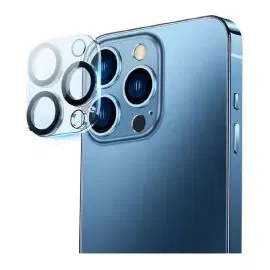 بيسوس , طقم واقي عدسة كاميرا ,بسمك 0.3 , تغطيه كامله , ايفون 14 - 14 بلس  , شفاف 