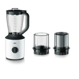 خلاط براون 800 واط 2 لتر بلاستيك ابيض JB3123WH