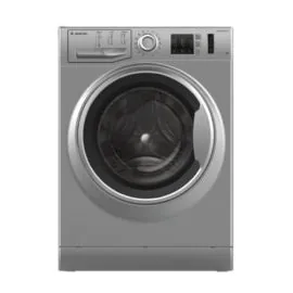 غسالة اريستون 8 ك سلفر امامية  NM10823SS60hz