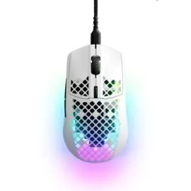 ستيل سيريس، ماوس أيروكس 3 2022 سلكية، 62603، أبيض