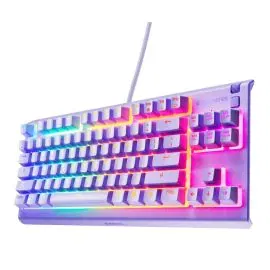 لوحة مفاتيح الألعاب ستيل سيريس Apex TKL 3 سلكية، لافندر – SS-64940