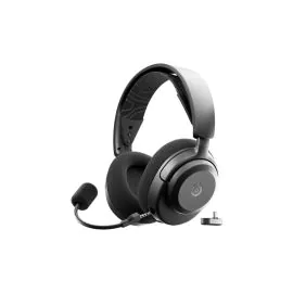 سماعة ألعاب ستيل سيريز أركتس نوفا 3X لاسلكية مع مايكروفون، متوافقة مع عدة أجهزة، صوت محيطي، درايفرات نيوديميوم، أسود – SS-61689