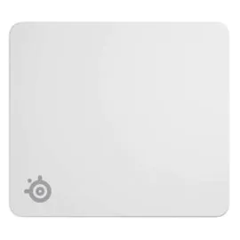 ماوس باد ستيل سيريز QCK للألعاب، حجم متوسط، أبيض – SS-63461