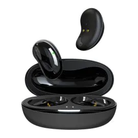 بروميت, سماعة أذن بلوتوث TWS خفيفة الوزن وصغيرة الحجم ,أسود