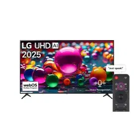 شاشة إل جي يو اتش دي AI UA85 حجم 43 بوصة 4K تلفاز ذكي مع ريموت ذكي سحري ونظام HDR10 و ويب أو اس25 إصدار 2025