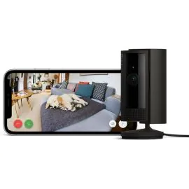 رينج، كاميرا مراقبة داخلي، الجيل الثاني، دقة 1080 بكسل، اتش دي فيديو، وايفاي، اسود