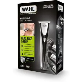 مكينة حلاقة الشعر وال ايليت جرووم، لاسلكي، فضي واسود - 3026318