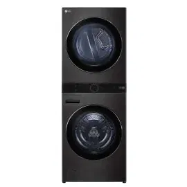 LG, غسالة أمامية, مع نشافة, 25 كيلو, 6 برامج, أسود – WK2520BST