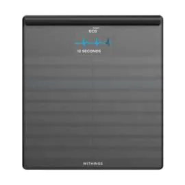 ويذينجز ميزان رقمي ذكي لقياس الجسم ،باللون الأسود