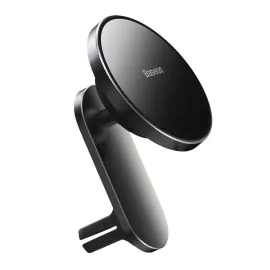  بيسوس , حامل جوال مغناطيسي للسيارة , شحن لاسلكي , أسود 