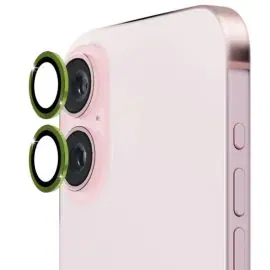 زوندا، واقي عدسة كاميرا ايفون 16/ 16 بلس، اخضر  