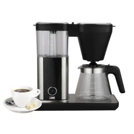 ماكينة قهوة إكسبر الأمريكية تعمل باللمس، سعة 10 أكواب / 1.25 لتر، 1550 واط، ستيل - XPDC-999S