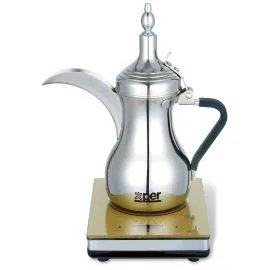 ماكينة صنع القهوة العربية إكسبر، تحكم باللمس، سعة 600 مل، 900 واط، ستيل - XPAC-710M