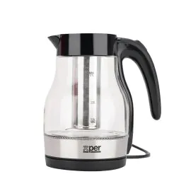 غلاية ماء اكسبير زجاج مع فلتر، 2200 واط، 1.7 لتر،زجاج - XPKF-GM22