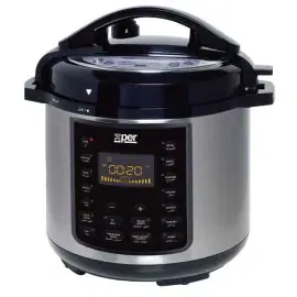 قدر ضغط إكسبر 6 لتر ذكي مع ملحق المندي، قدر ضغط كهربائي، 1000 واط، جرانيت - XPPC1006