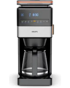 صانعة قهوة كروبس مع مطحنة 1.5 لتر اسود KM8428M0